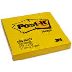 Post-It 654-1 Geri DönüşümlüYapışkanlı Not 76X76Mm 6 Renk