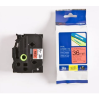 Brother 36TZE461 TZ-Tape 36MmKırmızı Üzerine Siyah