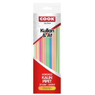 Cook Jelatinli Pipet 25'liSiyah Kalın
