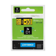Dymo D1 720880 Yedek Şerit19MmX7Mt Sarı-Siyah (45808)