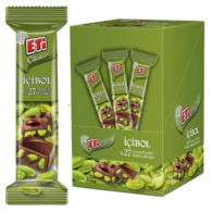 Eti İçibol Sütlü Çikolata30Gr 12li Antep Fıstıklı