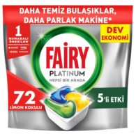 Fairy Platinum BulaşıkMakinası Tablet 72 li