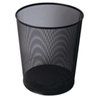 Perfore Çöp Kovası Siyah