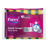 Parex Klasik Sünger Düz 5'liYeşil