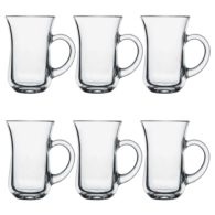 Paşabahçe 55411 Cam KulpluÇay Bardağı 6 lı