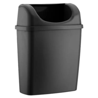 Rulopak Duvara Monte ÇöpKovası 6Lt Siyah