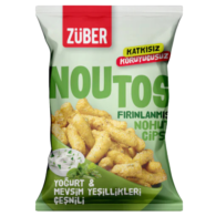 Züber Noutos FırınlanmışNohut Cips 55 Gr 15'li Yoğurtve Mevsim Yeşillikleri