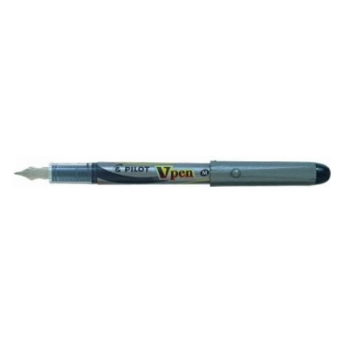 Pilot V-Pen Silver Kullan At Dolma Kalem  Siyah