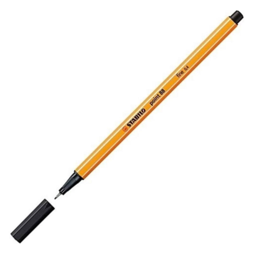 Stabilo Point 88/46 İnce UçluKalem Siyah