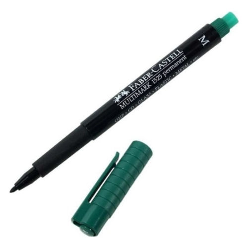 Faber-Castell 1525 (M)Permanent Asetat Kalemi Yeşil