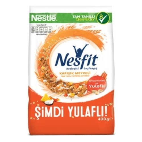 Nestle Nesfit 12527651 Gevrek400Gr Karışık Meyve