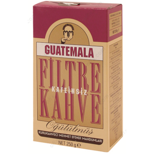 Mehmet Efendi GuatemalaFiltre Kahve 250Gr Kafeinsiz