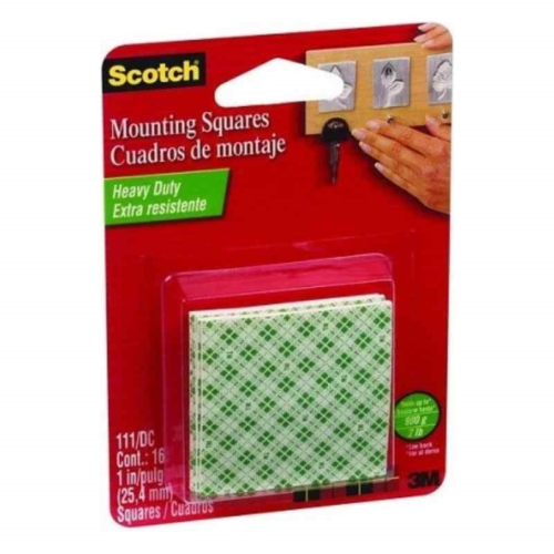 Scotch 111 Çift Taraflı KöpükKareler 2,5X2,5Cm