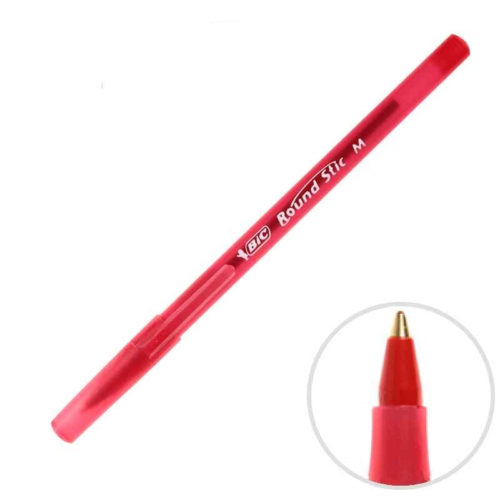 Bic Round Stic Tükenmez Kalem1Mm Kırmızı
