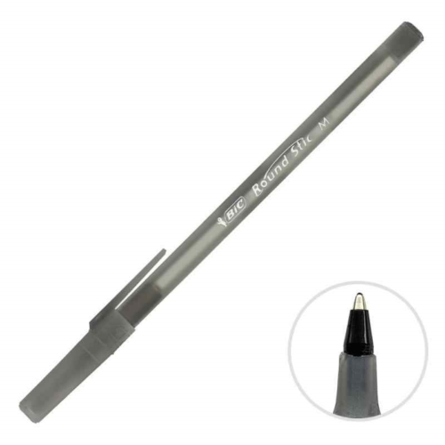 Bic Round Stick TükenmezKalem 1Mm Siyah