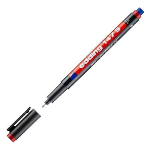 Edding E-147 Silgili Asetat Kalemi 0.3 mm Kırmızı