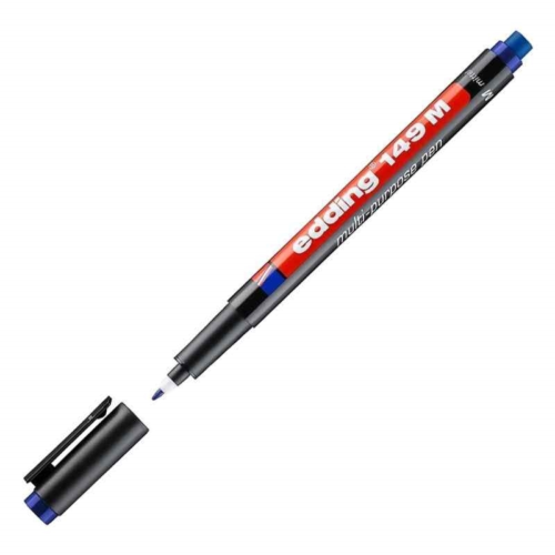 Edding E-144 M Silgili AsetatKalemi 1Mm Mavi