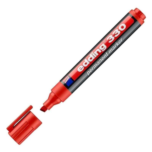 Edding E-330 Permanent MarkerKesik Uç 1-5Mm Kırmızı