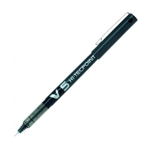 Pilot V5 Hi-Tecpoint İğneUçlu Kalem Siyah