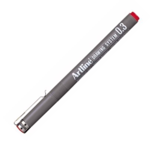 Artline 233 Çizim Kalemi 0,3 Kırmızı