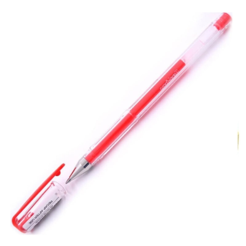 Uni-Ball UM-100 Jel Kalem 0.7Mm Floresan Kırmızı
