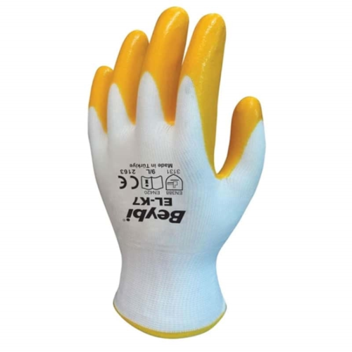 Beybi Nitril Eldiven No:10Sarı