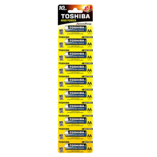 Toshiba LR6 High Power AAAlkalin Pil 10 lu