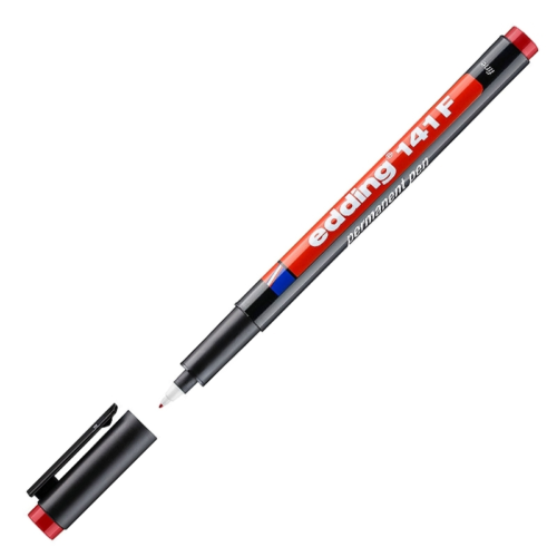Edding E-141F Permanent AsetatKalemi 0.6Mm Kırmızı