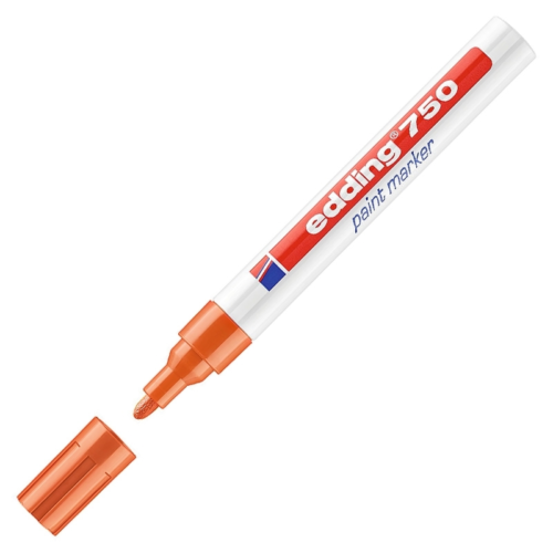 Edding E-750 Tam Örtücü Boya Markörü 2-4Mm Turuncu