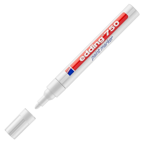 Edding E-750 Tam Örtücü Boya Markörü 2-4Mm Beyaz