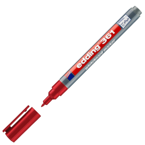 Edding E-361 Tahta Kalemi İnceUç 1Mm Kırmızı