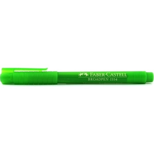 Faber-Castell 1554 BroadpenKeçe Uçlu Kalem Yeşil