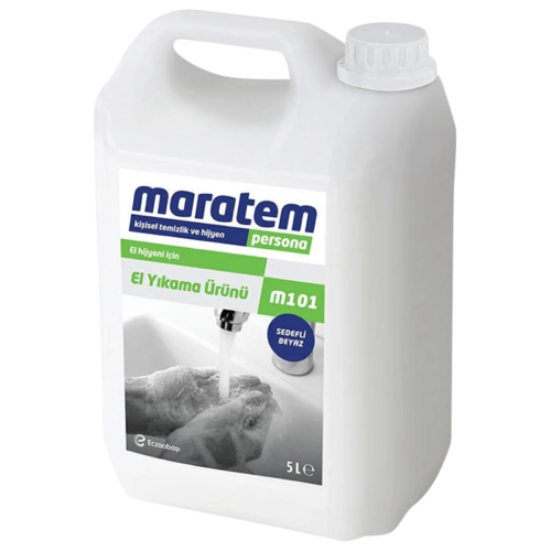 Maratem M101 Sıvı El YıkamaÜrünü 5 Litre Beyaz