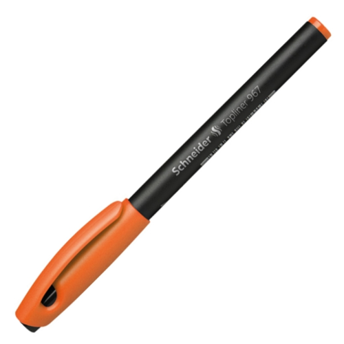Schneider Topliner 967 FiberUçlu Kalem 0.4Mm Turuncu