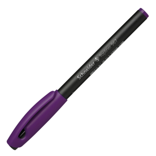 Schneider Topliner 967 FiberUçlu Kalem 0.4Mm Mor