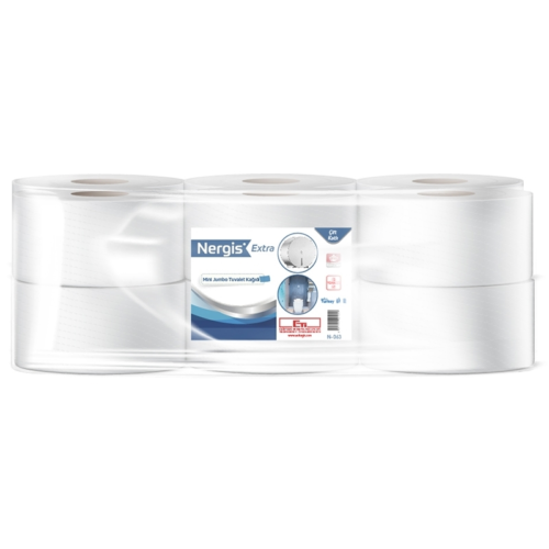 Eti Nergis Mini Jumbo TuvaletKağıdı 4,5Kg 110M 12 li (063)