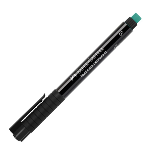 Faber-Castell 1523 (S)Permanent Asetat Kalemi Siyah