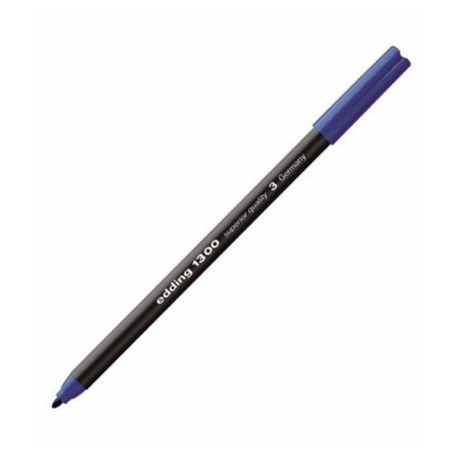 Edding E-1300 Grafik KalemiYuvarlak Uç, 3Mm Mavi
