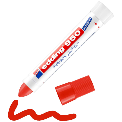 Edding E-950 Endüstri MarkörüÖzel Uç, 10Mm Kırmızı