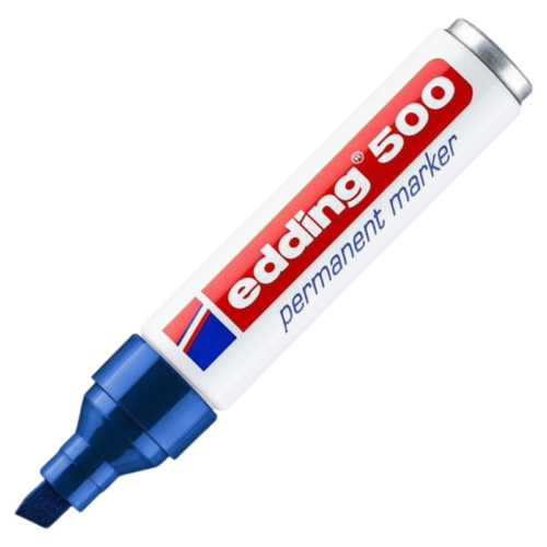Edding E-500 Permanent MarkerKesik Uç 2-7Mm Mavi