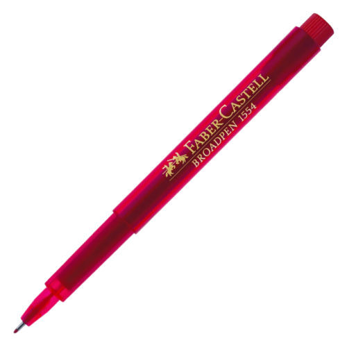 Faber-Castell 1554 BroadpenRoller Kalem Kırmızı