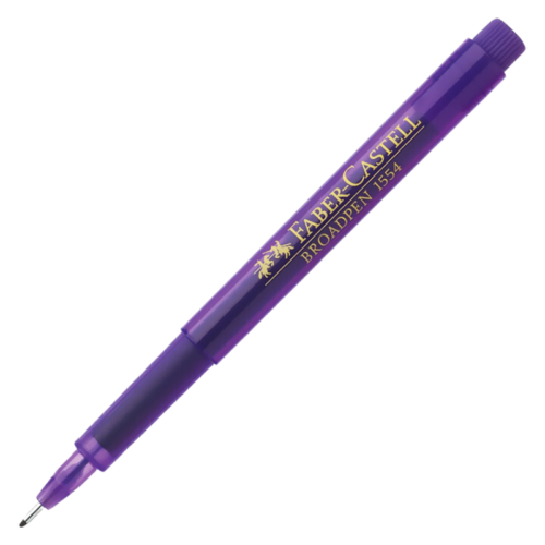 Faber-Castell 1554 BroadpenRoller Kalem Mor