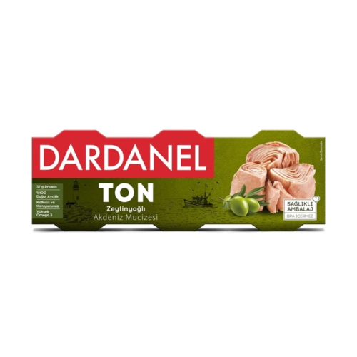 Dardanel Zeytinyağlı TonBalığı 3x75 Gr 16'Lı