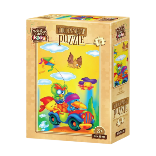 Art Puzzle 5853 ÇılgınUçurtmacılar Ahşap Puzzle 16Parça
