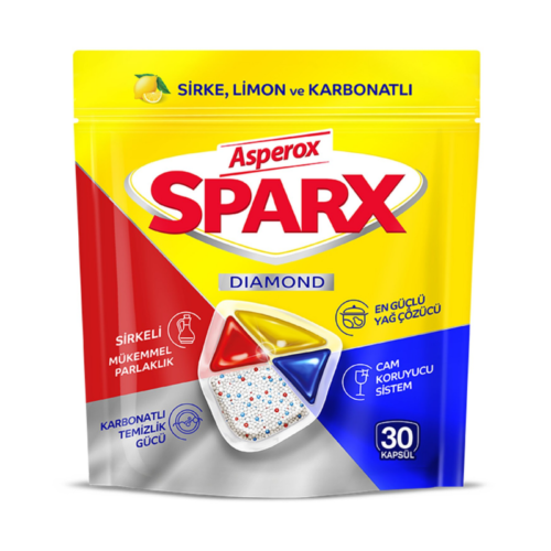 Asperox Sparx Diamond BulaşıkMakinası Tablet 30'lu