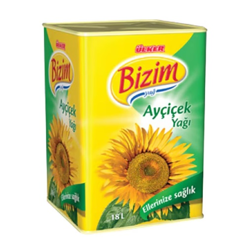 Bizim Ayçiçek Yağı 18Lt