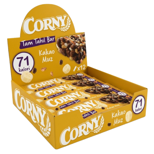 Corny Kakao Muz Tahıl Bar17Gr 12'li