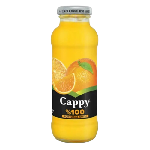 Cappy Cam Şişe Meyve Nektarı250Ml 12'li Portakal