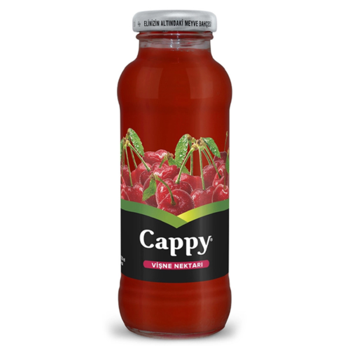 Cappy Cam Şişe Meyve Nektarı250Ml 12'li Vişne