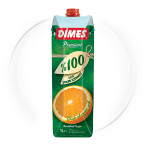Dimes Tetrapak Meyve Suyu 1LtPortakal